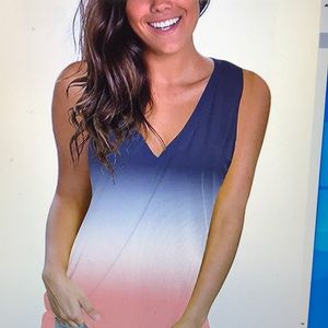 V Neck Sleeveless T-shit